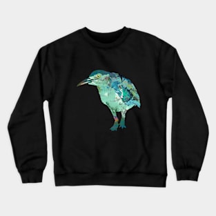 Sandpiper Beach Bird Collage Art Crewneck Sweatshirt